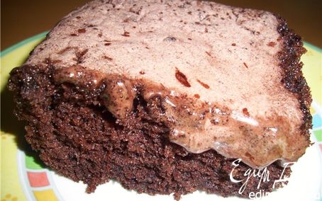 Рецепт нежный шоколадный пирог