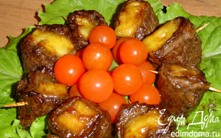 Рецепт Говядина с ананасом