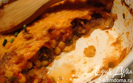 Рецепт Запеканка в стиле мексиканской кухни с индейкой