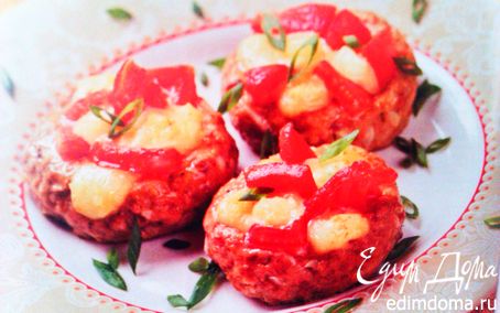 Рецепт "Гнездышки" с сыром и помидорами