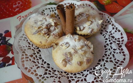 Рецепт Маффины кофейные с орешками