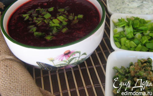 Рецепт Острый свекольный суп с имбирём