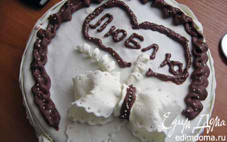 Рецепт Шоколадный бисквитный торт