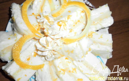 Рецепт молочно-лимонное желе