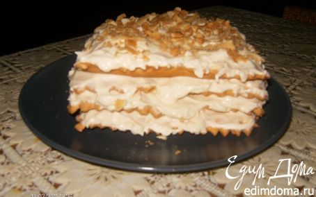 Рецепт Torta Millefoglie con la crema Chantilly или Слоеный пирог с кремом Шантийи