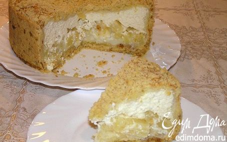 Рецепт Творожный торт с ананасами
