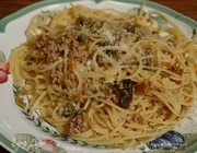 Спагетти с телятиной и сельдереем