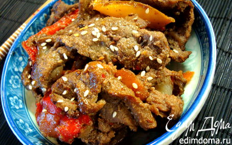 Рецепт Пулькоги. Мясо в грушевом соусе. Рецепт №5. Корея