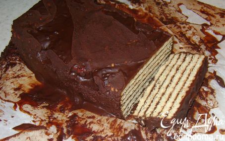 Рецепт Шоколадный тортик из печенья