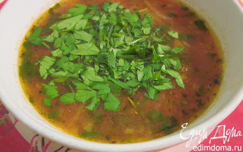Рецепт "Минестроне" классический овощной суп (меню итальянского обеда № 1)