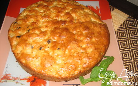 Рецепт Яблочный пирог с изюмом, или реабилитация № 2.