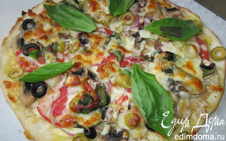 Рецепт Пицца вегетарианская
