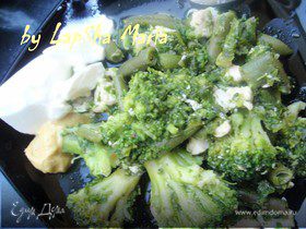 Курица с зелеными овощами "Вкусная диета"