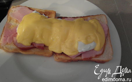 Рецепт Eggs Benedict, Яйца Бенедикт (с Голландским соусом)