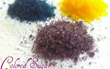 Рецепт Цветной сахар