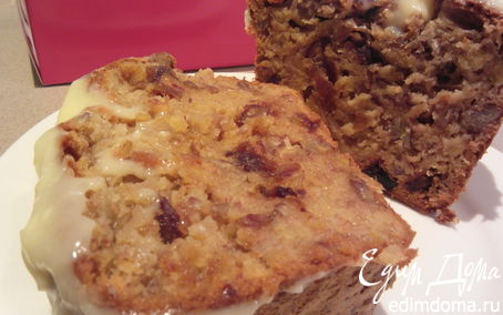 Рецепт Банановый пирог-хлеб с финиками и орехами пекан