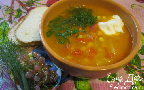 Рецепт Овощной суп со смородиной