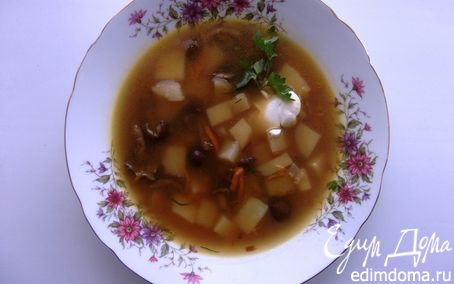 Рецепт Грибной суп с опятами