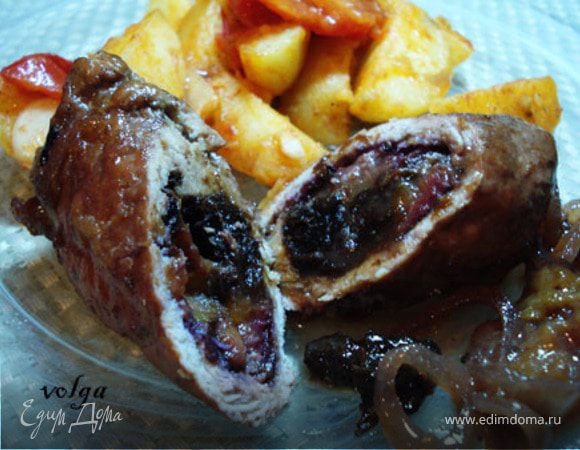 Пикантное мясо со сливами - рецепт приготовления с фото от prachka-mira.ru