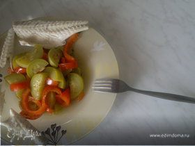 Тушеные овощи прованс и диетический сибас