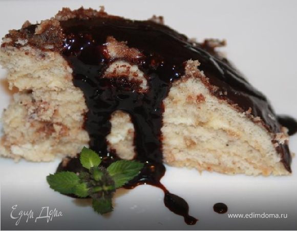 Торт из овсяного печенья — рецепт с фото пошагово