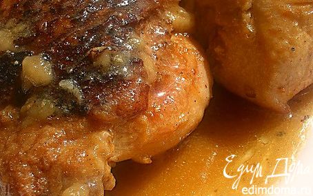 Рецепт Курица с чесноком в соусе