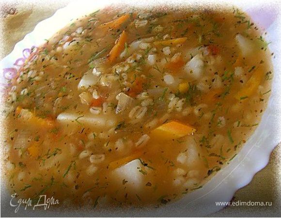 Супы с крупами рецепты с фото