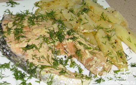 Рецепт Рыбка с картошечкой в пароварке в пароварке