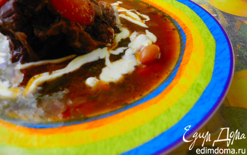 Рецепт Суп из топора или испанский суп из бычьих хвостов