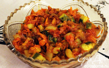 Рецепт Жареные овощи в томатной пасте