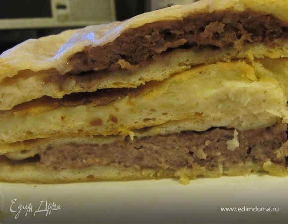 Осетинский пирог с мясом - рецепт с пошаговыми фото | Меню недели