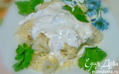 Рецепт Салат из цветной капусты с сыром
