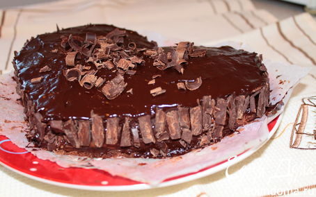 Рецепт Шоколадно-бананово-творожный торт "Шикарный"