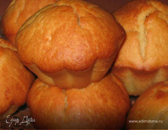 Творожно-апельсиновые кексы