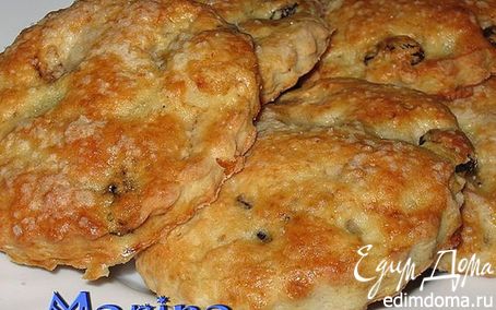 Рецепт Tворожное печенье с орехами и сухофруктами