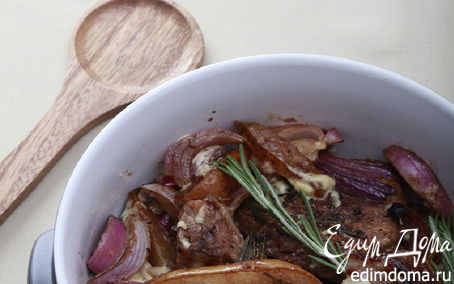 Рецепт Свиные ребрышки с грушей