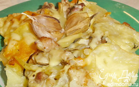 Рецепт Свинина с картофелем и тыквой.