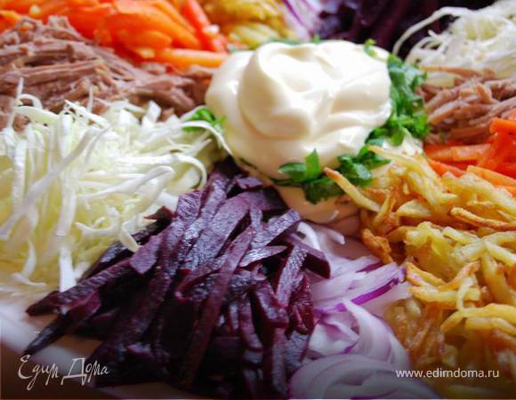 Самый вкусный салат Чафан классический