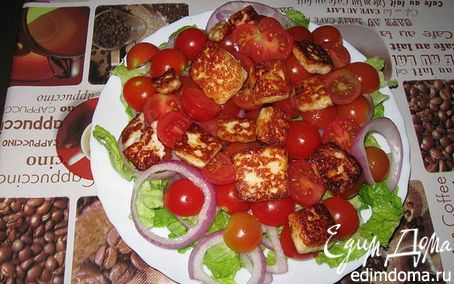 Рецепт Салат с сыром халоми