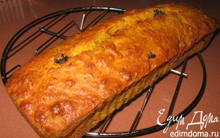 Рецепт Морковный кекс с орехами и черносливом