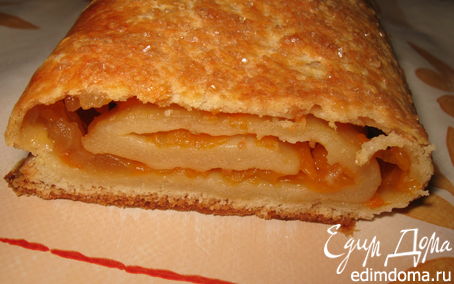 Рецепт Штрудель с яблоком и тыквой