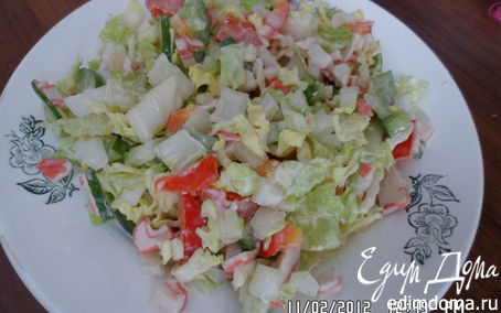 Рецепт Свежий салатик в зимний день