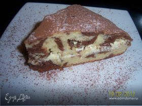 Торт "Зебра" с "Швейцарским меренговым кремом" от Маши