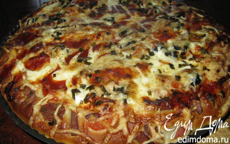 Рецепт Пицца, почти итальянская
