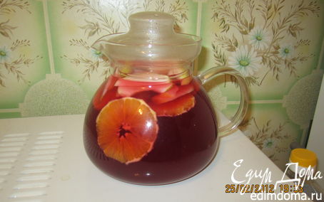 Рецепт Красный пунш с гибискусом