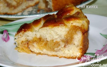 Рецепт Пирог с яблочной стружкой (постный)