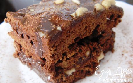 Рецепт Брауни с соленым арахисом и шоколадной карамелью
