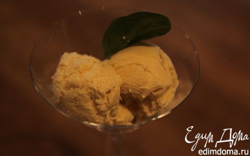 Рецепт Мороженое с базиликом и лимоном