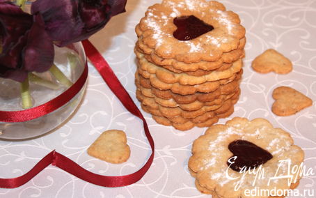 Рецепт Линцерское печенье (Linzer Cookie)