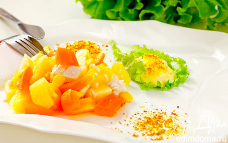 Рецепт Салат карри с ананасом